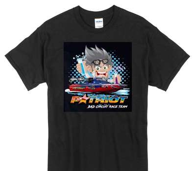 Custom Gildan 100% Cotton Black T-Shirt