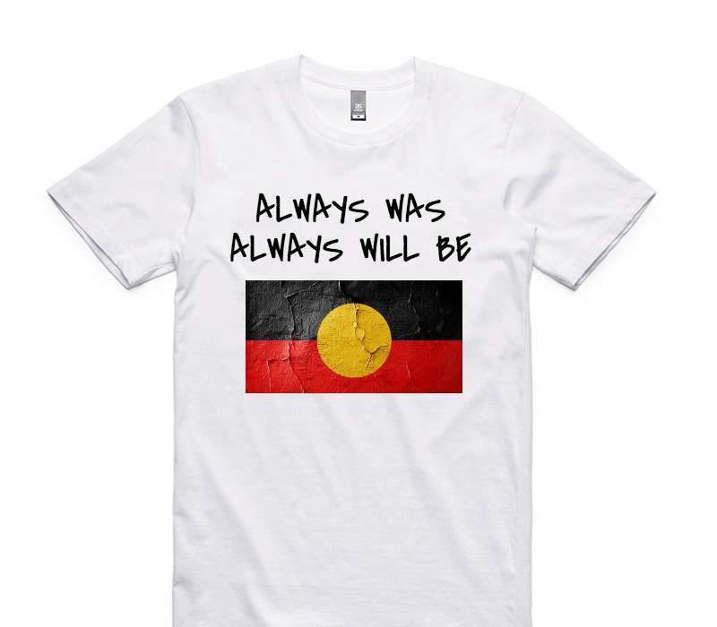 Custom AS Colour 100% Cotton White T-Shirt