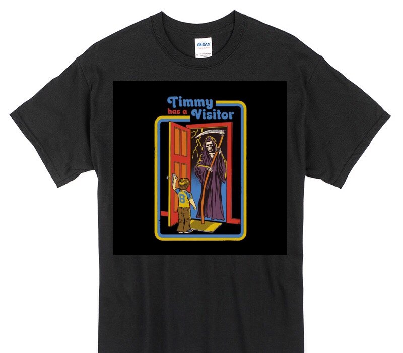 Custom Gildan 100% Cotton Black T-Shirt