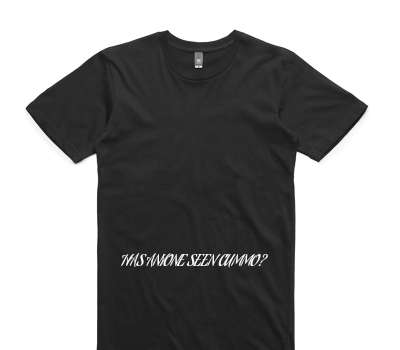 Custom AS Colour 100% Cotton Black T-Shirt