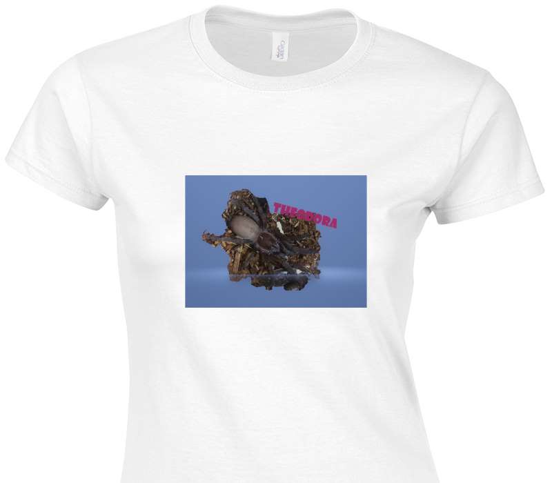 Custom Womens Soft Style 100% Cotton White T-Shirt