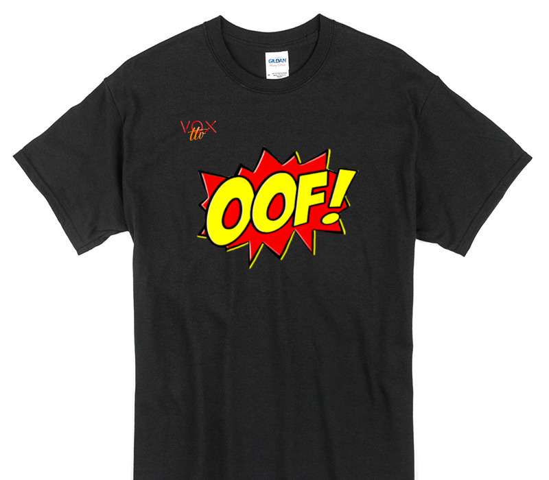 Custom Gildan 100% Cotton Black T-Shirt