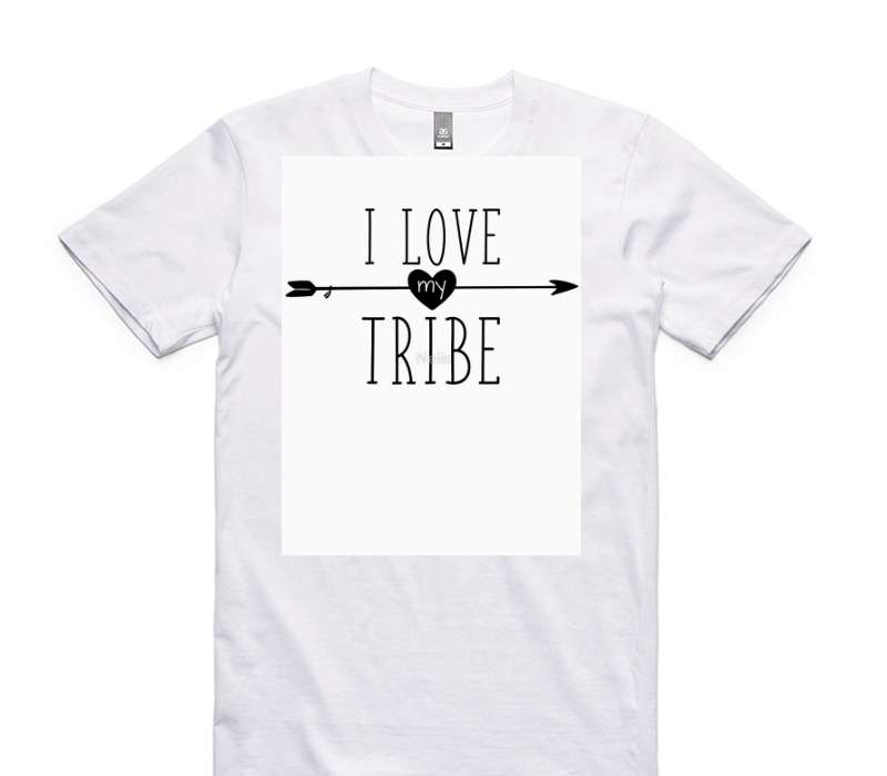 Custom AS Colour 100% Cotton White T-Shirt