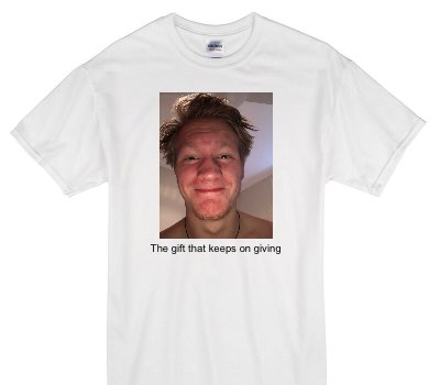 Custom Gildan 100% Cotton White T-Shirt
