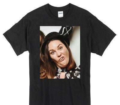 Custom Gildan 100% Cotton Black T-Shirt