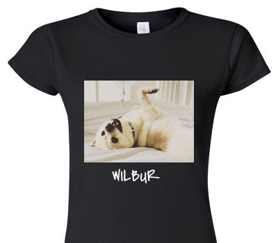 Custom Womens Soft Style 100% Cotton Black T-Shirt