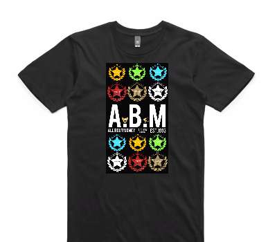 Custom AS Colour 100% Cotton Black T-Shirt