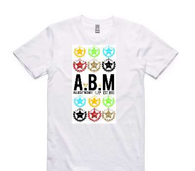 Custom AS Colour 100% Cotton White T-Shirt