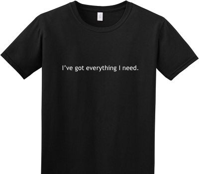 Custom Adult Soft Style 100% Cotton Black T-Shirt