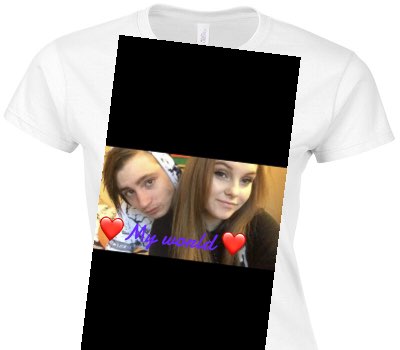Custom Womens Soft Style 100% Cotton White T-Shirt