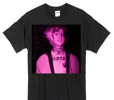 Custom Gildan 100% Cotton Black T-Shirt