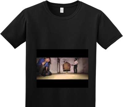 Custom Adult Soft Style 100% Cotton Black T-Shirt