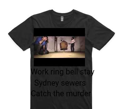 Custom AS Colour 100% Cotton Black T-Shirt