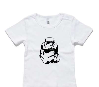 Custom AS Colour White Baby T-Shirt