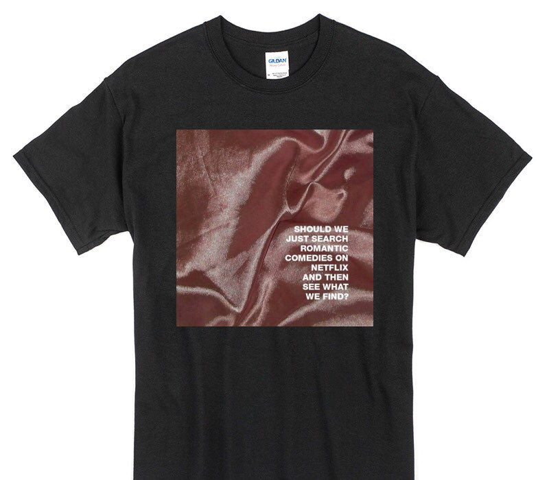 Custom Gildan 100% Cotton Black T-Shirt