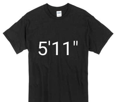 Custom Gildan 100% Cotton Black T-Shirt
