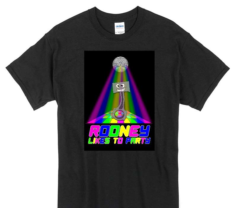 Custom Gildan 100% Cotton Black T-Shirt