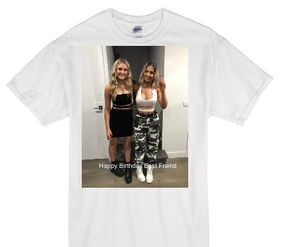Custom Gildan 100% Cotton White T-Shirt