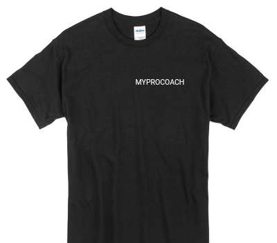 Custom Gildan 100% Cotton Black T-Shirt