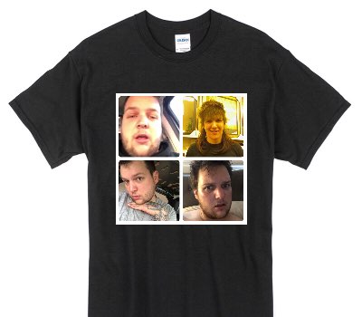 Custom Gildan 100% Cotton Black T-Shirt