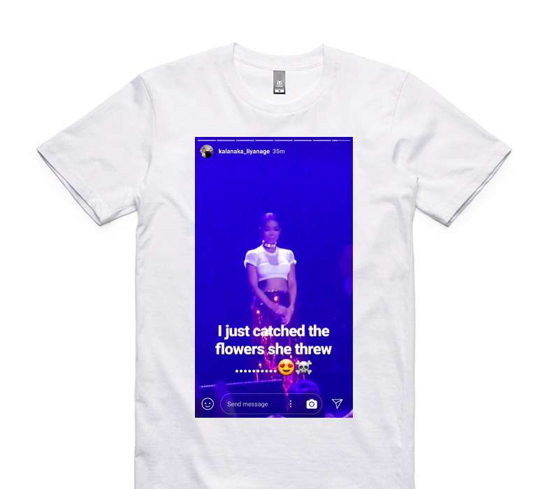 Custom AS Colour 100% Cotton White T-Shirt