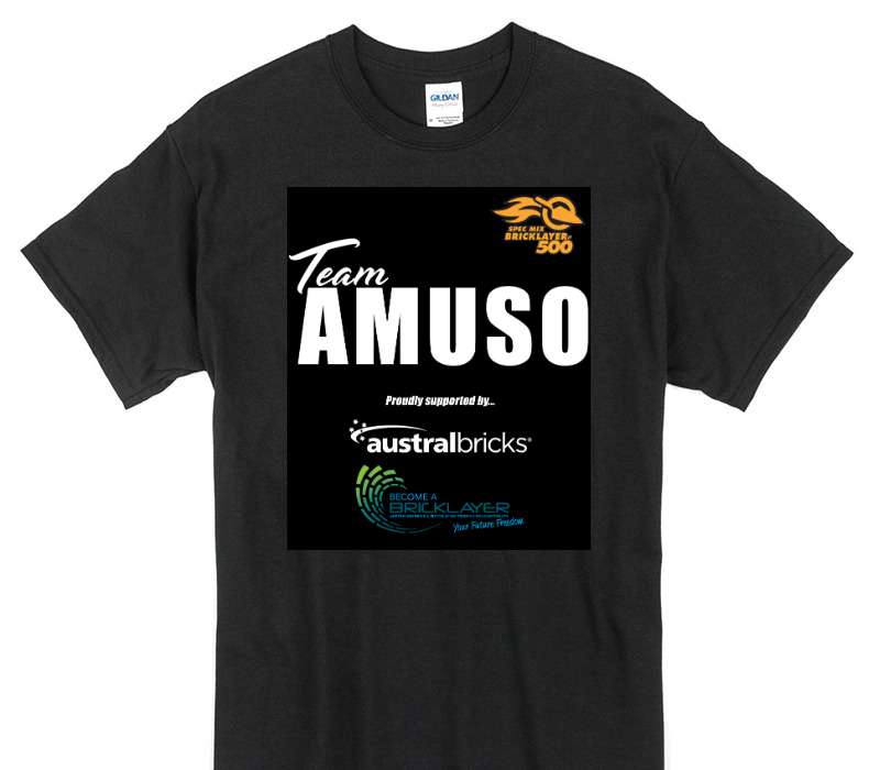Custom Gildan 100% Cotton Black T-Shirt