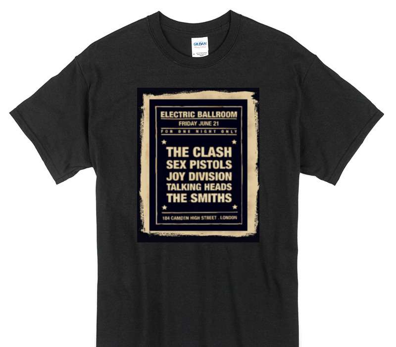 Custom Gildan 100% Cotton Black T-Shirt