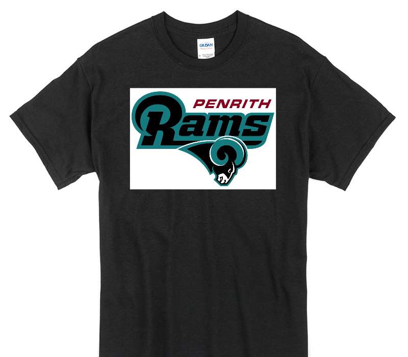 Custom Gildan 100% Cotton Black T-Shirt
