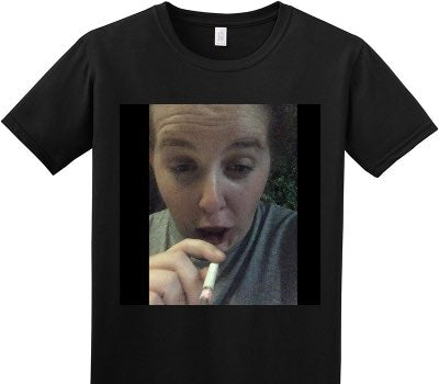 Custom Adult Soft Style 100% Cotton Black T-Shirt