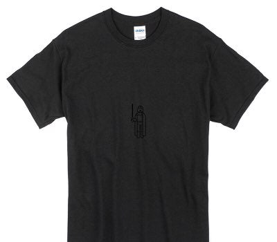 Custom Gildan 100% Cotton Black T-Shirt
