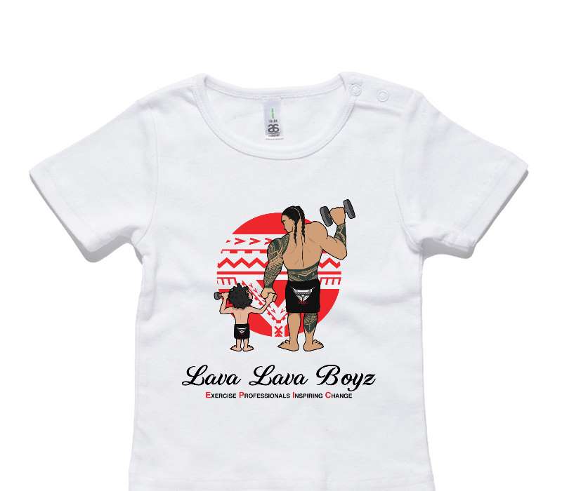 Custom AS Colour White Baby T-Shirt