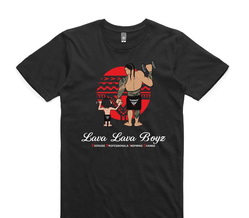 Custom AS Colour 100% Cotton Black T-Shirt