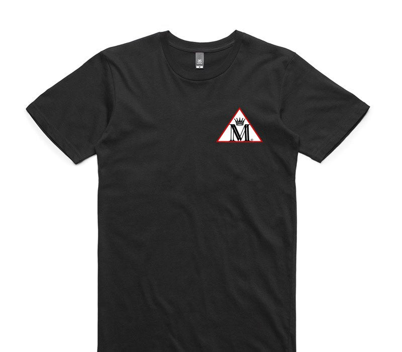 Custom AS Colour 100% Cotton Black T-Shirt
