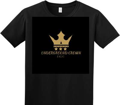 Custom Adult Soft Style 100% Cotton Black T-Shirt