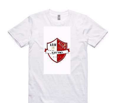 Custom AS Colour 100% Cotton White T-Shirt