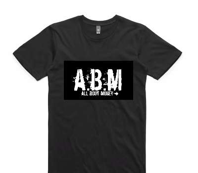 Custom AS Colour 100% Cotton Black T-Shirt