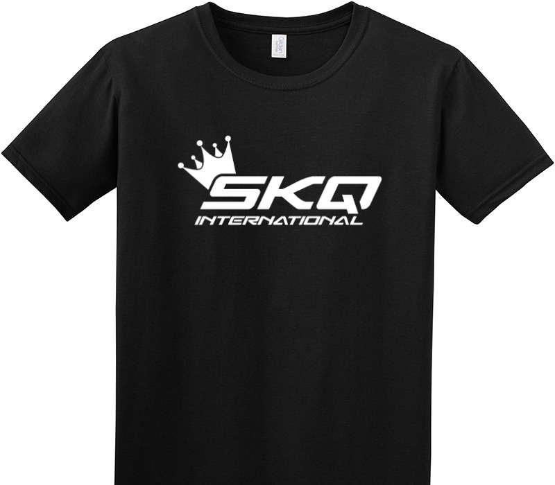 Custom Adult Soft Style 100% Cotton Black T-Shirt