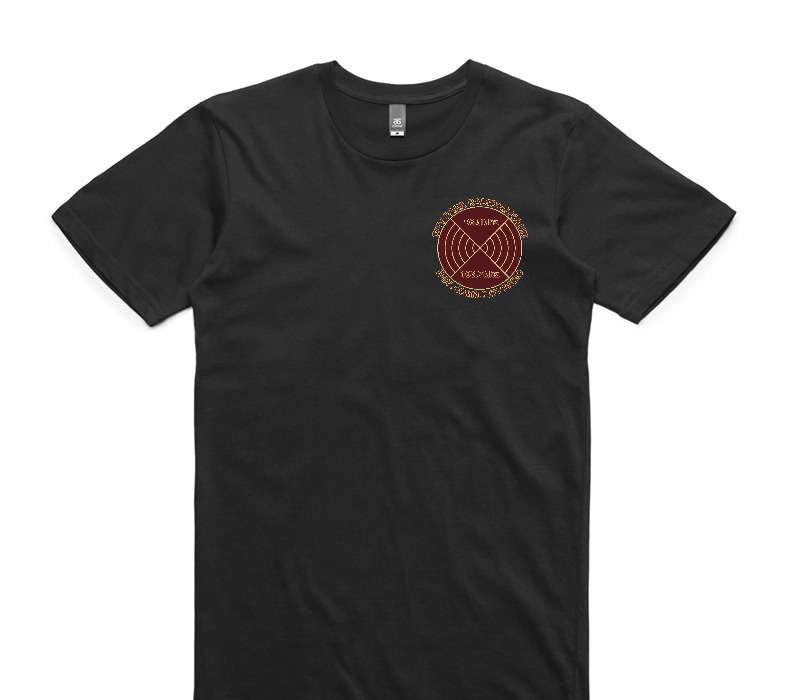 Custom AS Colour 100% Cotton Black T-Shirt