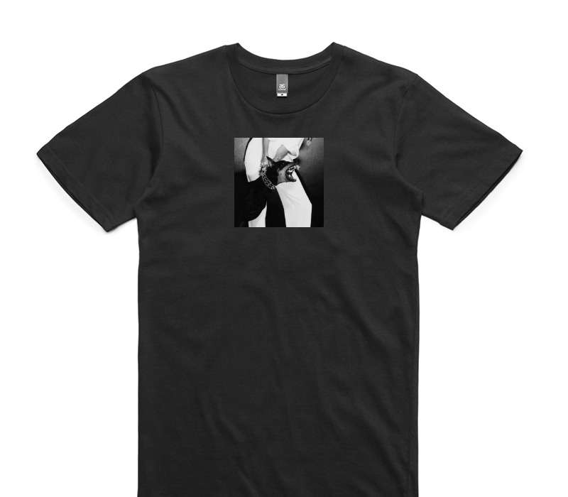 Custom AS Colour 100% Cotton Black T-Shirt