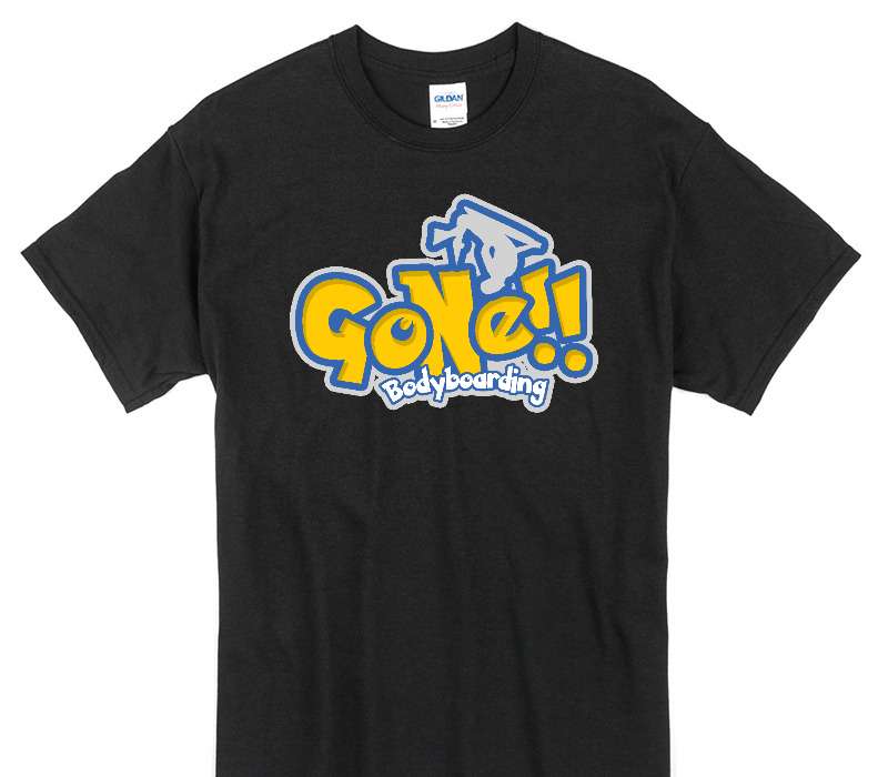 Custom Gildan 100% Cotton Black T-Shirt