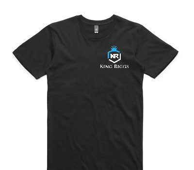 Custom AS Colour 100% Cotton Black T-Shirt