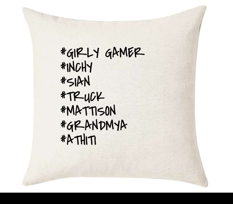 Custom Cushion Cover 50cm x 50 cm Off White