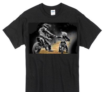 Custom Gildan 100% Cotton Black T-Shirt