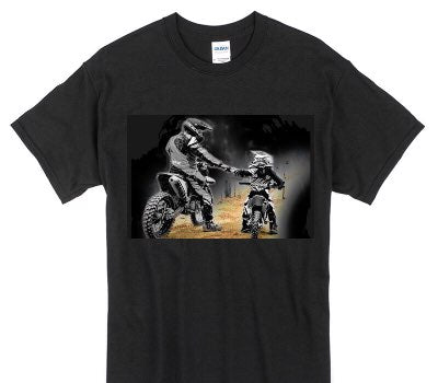Custom Gildan 100% Cotton Black T-Shirt