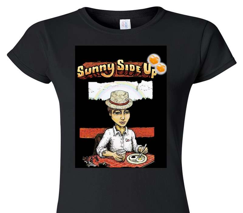 Custom Womens Soft Style 100% Cotton Black T-Shirt