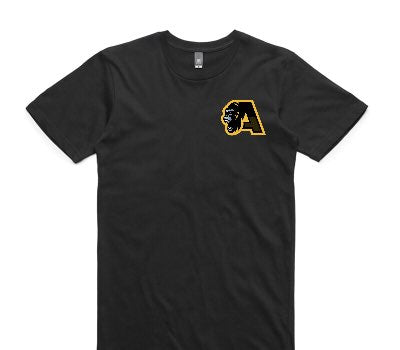 Custom AS Colour 100% Cotton Black T-Shirt