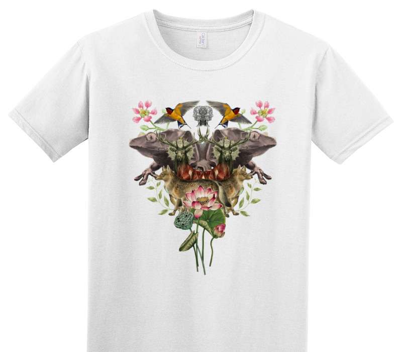 Custom Adult Soft Style 100% Cotton White T-Shirt