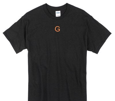 Custom Gildan 100% Cotton Black T-Shirt
