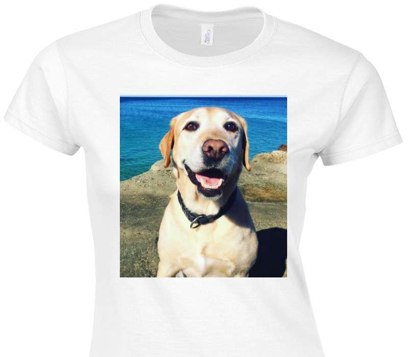 Custom Womens Soft Style 100% Cotton White T-Shirt