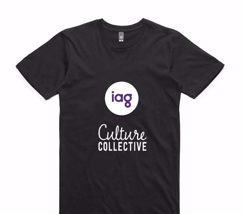 Custom AS Colour 100% Cotton Black T-Shirt